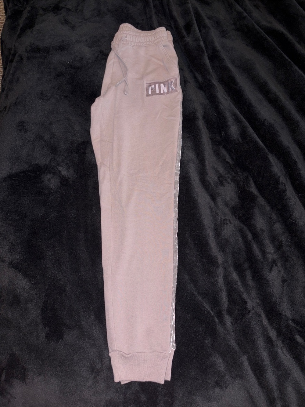 PINK Victoria's Secret Dusty Pink Girls' Jogger Sweatpants with Side Trim